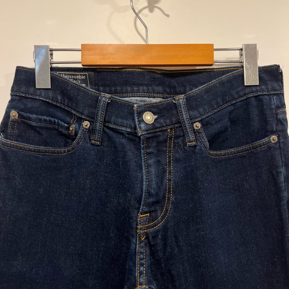 Abercrombie & Fitch Rustin Athletic Slim Stretch Winter Jean - Picture 3 of 13